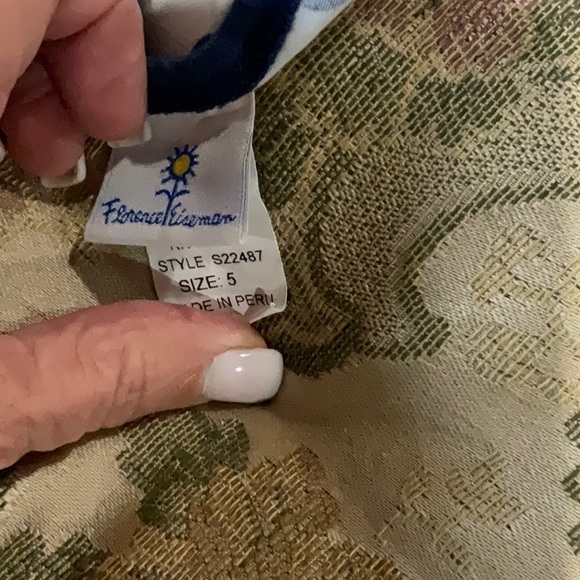 FLORENCE EISEMAN 2 PIECE GIRLS SHORT OUTFIT IN SIZE 5 - Picture 4 of 5